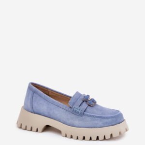 Mokasyny Model Vinceza 79533 Blue - Step in style
