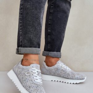 Buty Sportowe Model DA LR51-635 Silver - Step in style