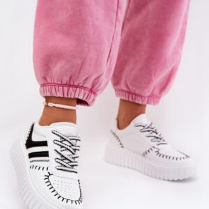 Buty Sportowe Model Ofenale B0-158 White/Black - Step in style