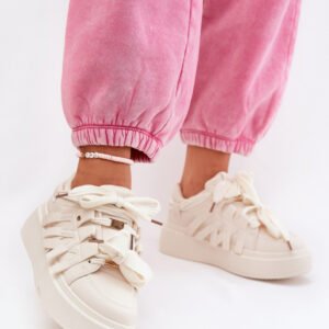 Buty Sportowe Model Penolle 8927 Beige - Step in style