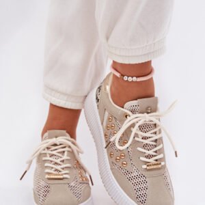 Buty Sportowe Model Ogalda YY-157 Beige - Step in style