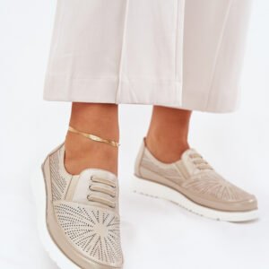 Półbuty Model Azethia 25PB02-9033 Gold - Step in style