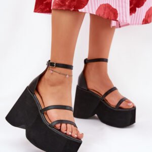 Sandały Model Etette 2806 Black - Step in style