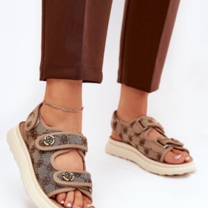 Sandały Model Pefese 88-12 Khaki - Step in style