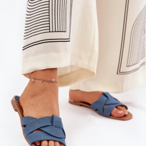 Sandał Klapki Model Selaenor RH-10 Jeans - Step in style
