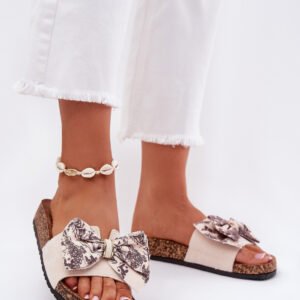 Sandał Klapki Model Lisandrea 1147 Beige - Step in style