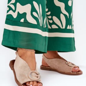 Sandały Model Haliones A8230 Beige - Step in style