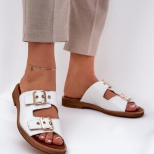 Sandał Klapki Model Zazoo 3020 White - Step in style