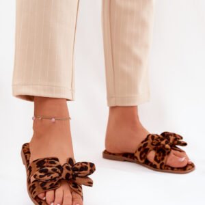 Sandał Klapki Model Tobin LX9614 Brown Panterka - Step in style