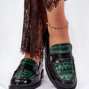 Mokasyny Model Vinceza 91125 Green/Black - Step in style