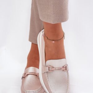 Mokasyny Model S.Barski GR51-598 Perła Pink - Step in style