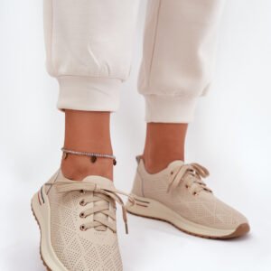 Buty Sportowe Model Artiker 54C1759 Beige - Step in style