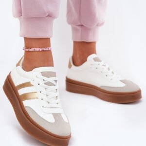 Buty Sportowe Model Elaraven 24SP26-9080 White/Gold - Step in style