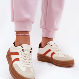 Buty Sportowe Model Tolianna 25SP26-9087 Beige - Step in style