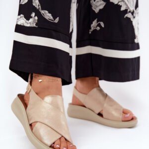 Sandały Model Tosmelia RMR24142-2 Gold - Step in style