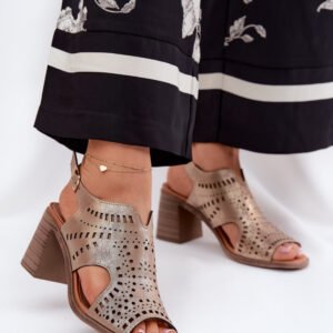 Sandały Model Tosine RMR24125-1 Gold - Step in style