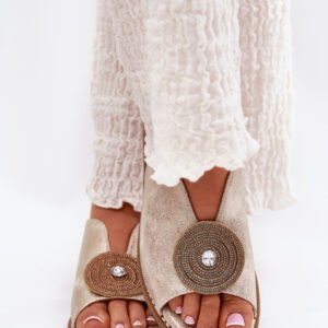 Sandały Model S.Barski KV51-012 Gold - Step in style