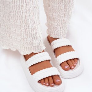 Sandał Klapki Model S.Barski ZK51-001 White - Step in style