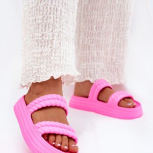 Sandał Klapki Model S.Barski ZK51-001 Fuksja - Step in style