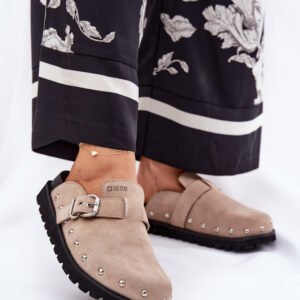 Sandał Klapki Model Big Star RR274A376 Beige - Step in style