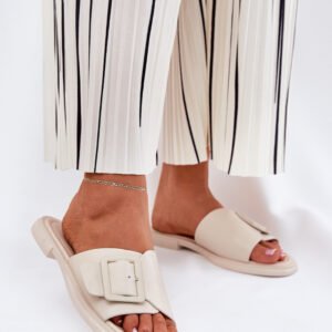 Sandał Klapki Model DA SJ2302-01 Beige - Step in style