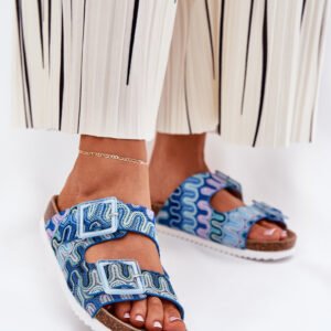 Sandał Klapki Model S.Barski RB51-006 Blue - Step in style