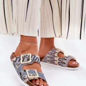 Sandał Klapki Model S.Barski RB51-006 Beige - Step in style