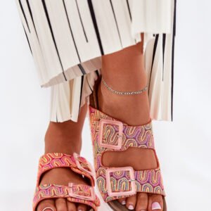 Sandał Klapki Model S.Barski RB51-006 Orange - Step in style