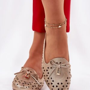 Baleriny Model Navinnia ASA222-7 Gold - Step in style