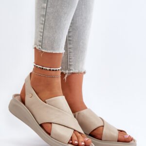 Sandały Model Zazoo 40392 Beige - Step in style