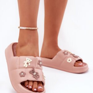 Sandał Klapki Model Redienna 25SD11-8912 Pink - Step in style