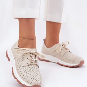 Półbuty Model Artiker 54C1811 Beige - Step in style