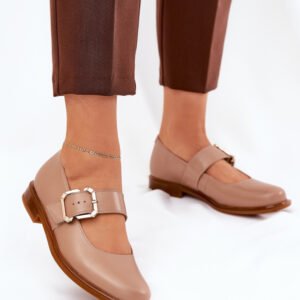 Półbuty Model Laura Messi 2980 Dark Beige - Step in style