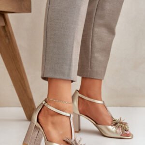 Sandały Model Laura Messi 2758 Gold - Step in style