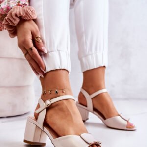 Sandały Model Lorisa SK806 Beige - Step in style