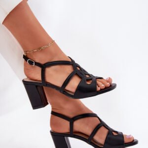 Sandały Model Sergio Leone SK884 Black - Step in style