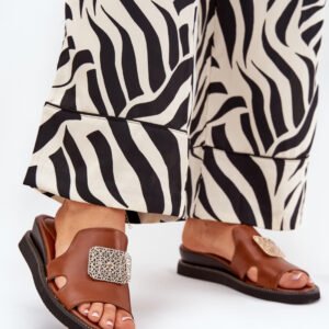 Sandał Klapki Model Sarela RMR2267-9 Brown - Step in style