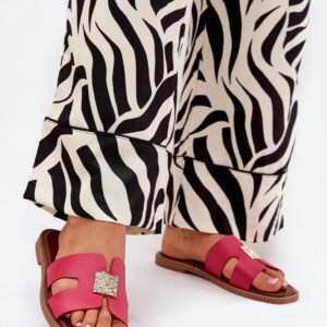 Sandał Klapki Model Bohalis GH5155-10 Fuksja - Step in style