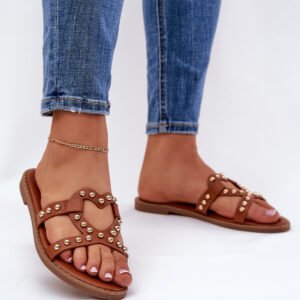 Sandał Klapki Modle Adivrae GH5173-4 Camel - Step in style