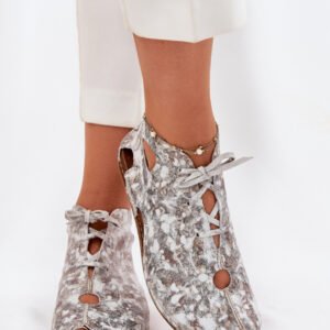 Botki Model Maciejka 03426-46 White/Beige - Step in style