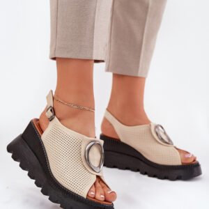 Sandały Model Artiker 56C0111 Beige - Step in style