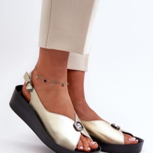 Sandały Model S.Barski KV51-020 Gold - Step in style