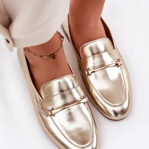 Mokasyny Model Maciejka K6809-25 Gold - Step in style