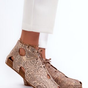 Botki Model Maciejka 03426-02 Beige - Step in style