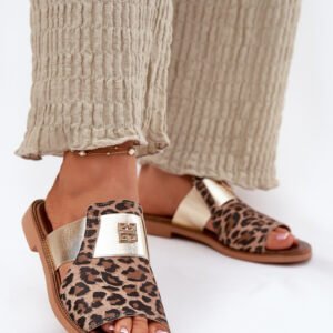 Sandał Klapki Model Zazoo 40423 Panterka - Step in style