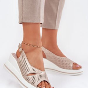 Sandały Model S.Barski LR51-660 Gold - Step in style