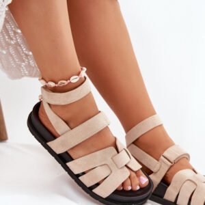 Sandały Model Valpera BJ710 beige - Step in style