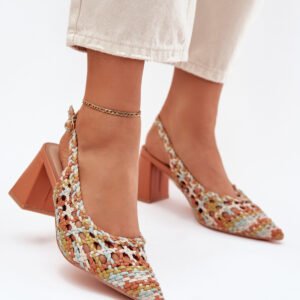 Sandały Model Ebina C-224 Multicolor Yellow - Step in style