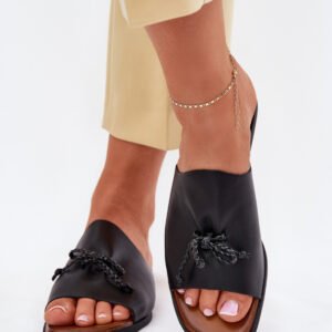 Sandał Klapki Model Norela 25SD35-8781 Black - Step in style