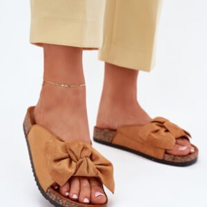 Sandał Klapki Model Seressa WD293 Camel - Step in style